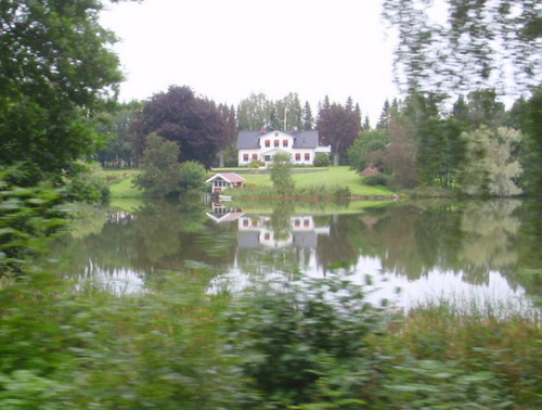 Nice Home (picture from moving bike).